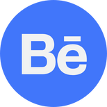 the be logo in a blue circle